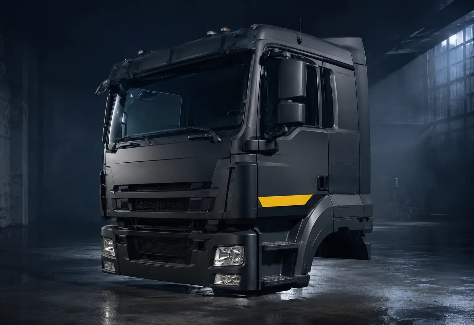 TITAN damper kamyonu şoför kabini imalatı